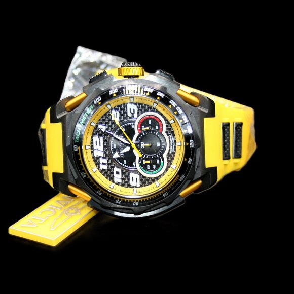 Invicta S1 Rally Men's Watch - 50.5mm, Black, Yellow (43799) - Picture 2 of 6